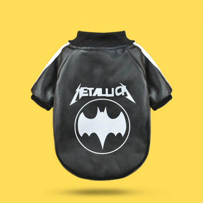 Кожаная одежда для собак Зимнее пальто водонепроницаемые куртки маленьких