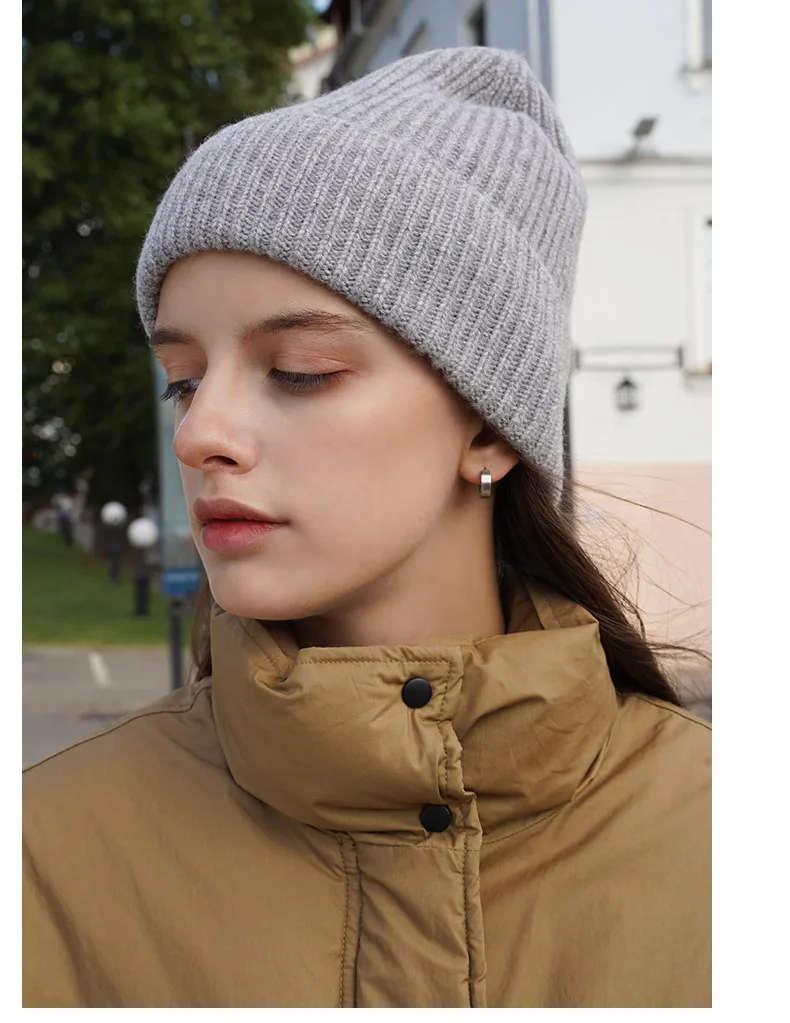 Naizaiga 100% кашемировая вязаная шапка из кашемира без карниза для влюбленных