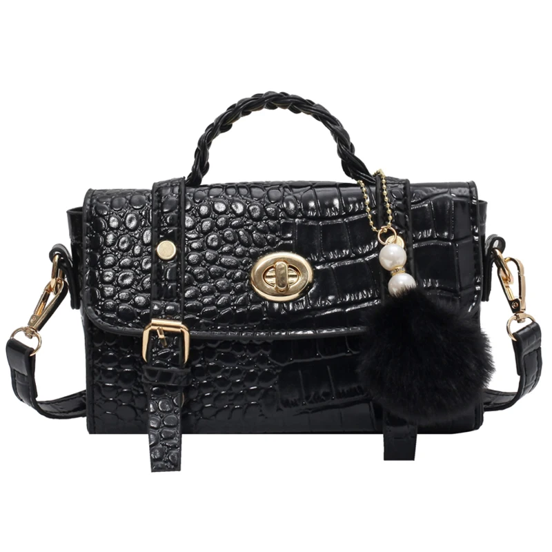 

Luxury Alligator pattern Shoulder Bag 2021 New High-quality Lady Shoulder Handbag Retro Crossbody Bag
