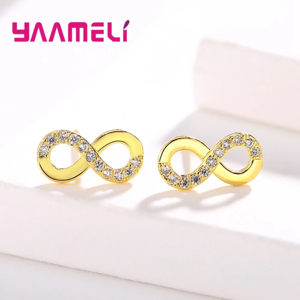 Реальное чистое серебро 925 пробы значок бесконечности любовь фотоэлемент для