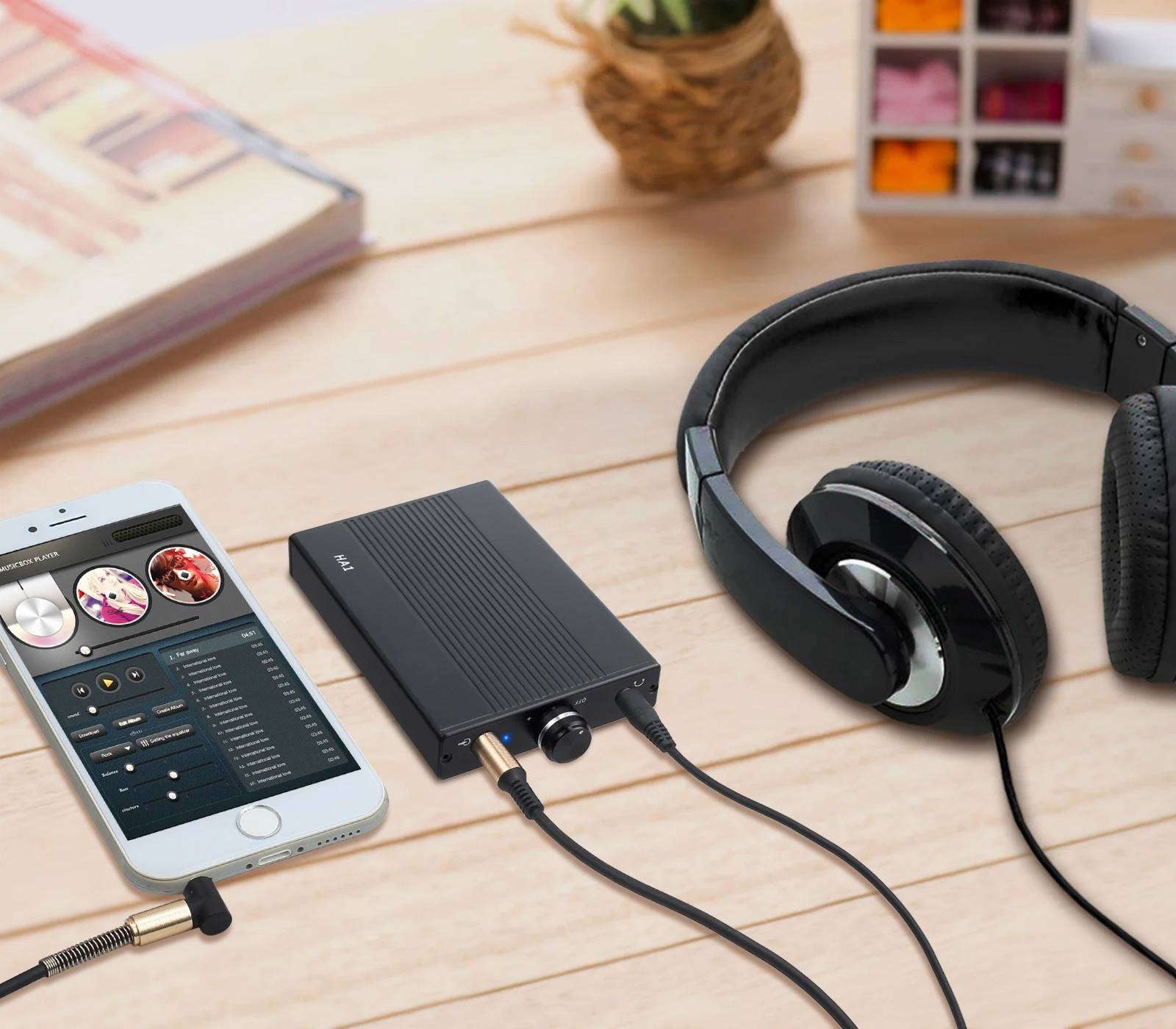 Усилитель для наушников Neoteck Портативный Hi Fi усилитель аудиовыход
