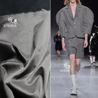 cotton fabric micro elastic gray diy jacket casual clothes coat pants suits dress designer fabric 50x130cm