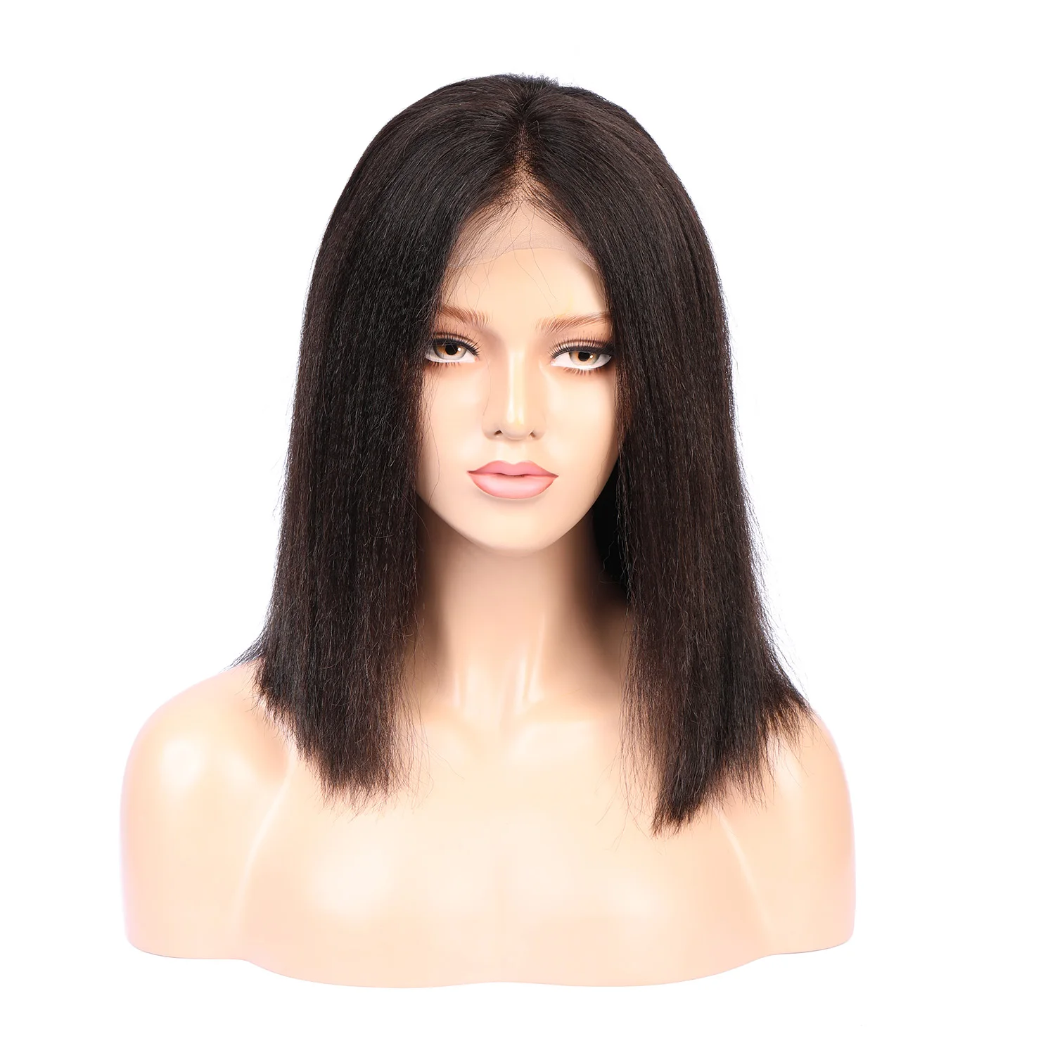 Накладные волосы на голову парик светильник прямые 13x6 глубокая часть