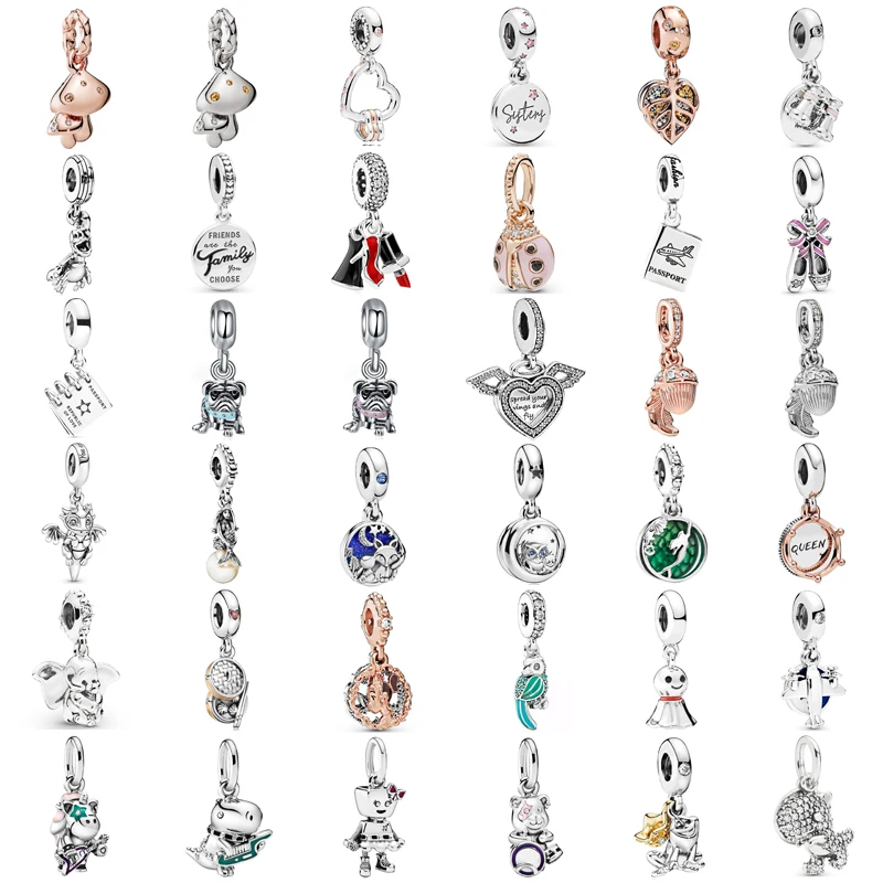 Женский браслет с подвеской в виде лисы щенка лягушки божьей коровки | Украшения