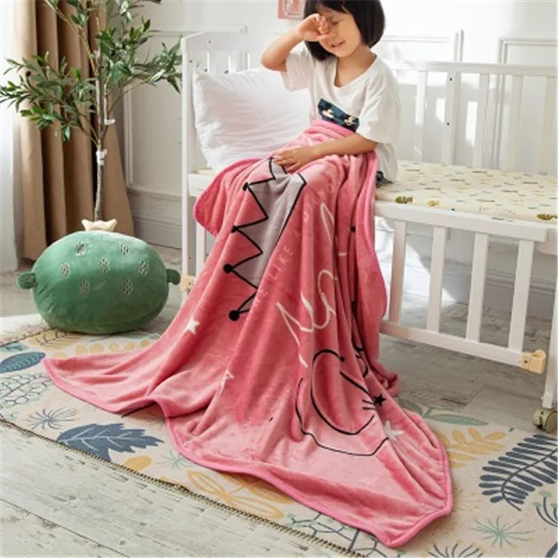 

Baby blanket new thick coral fleece baby big black cat animal printing newborn baby bedding blanket