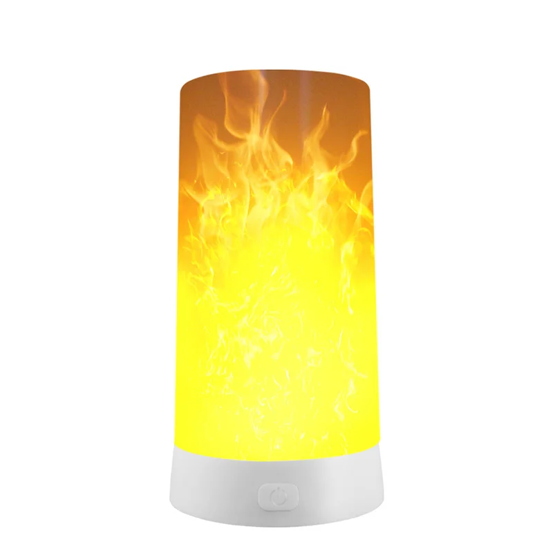 

LED Effect Flame Fire Light Bulb USB charged Flickering Decor Artificial Atmosphere mood Lamp vivid fire party bar restaurant