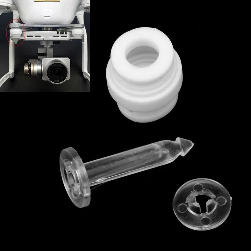 

2016 Rubber Damping Ball + Anti Drop Pin Kit for dji Phantom 3 2 Camera Gimbal 97BC