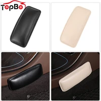 universal suede knee pad for car interior pillow comfortable elastic cushion memory foam leg pad thigh support car accessories