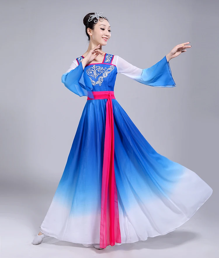 Женский костюм для классических танцев Ms. hanfu женское платье хора в китайском