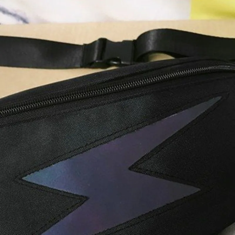 Мужская нагрудная сумка lightning многофункциональная для улицы спорта бега на одно