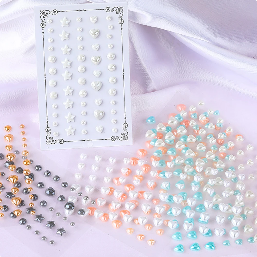 

Pearl DIY Nail Decals Nail Art Decorations Nail Art Jewelry 3D Nail Stickers