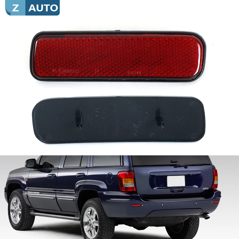 

Для Jeep Grand Cherokee 1999, 2000, 2001, 2002, 2003, 2004, 2005, 2006, отражатель заднего бампера автомобиля, стоп светильник, габаритная лампа