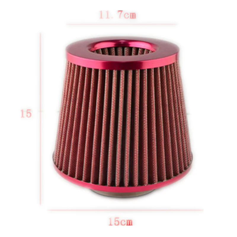 SPSLD Universal Car Air Filters Performance High Flow Cold Intake Filter Induction Kit Sport Power Mesh Cone 76MM | Автомобили и