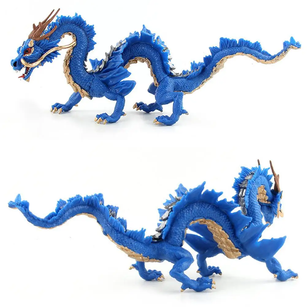 Оригинальное Моделирование Китайский дракон ПВХ реалистичные фигурки