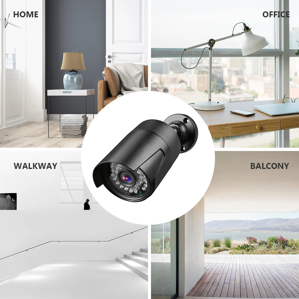 1MP/2MP/5MP Outdoor Waterproof Camera Home Security Wired IP For | Безопасность и защита