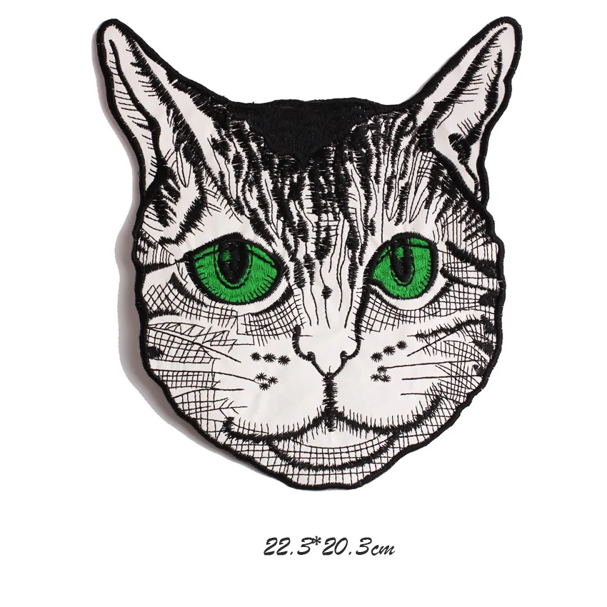 Вышивка GUGUTREE большие нашивки с кошками искусственные для одежды | Дом и сад