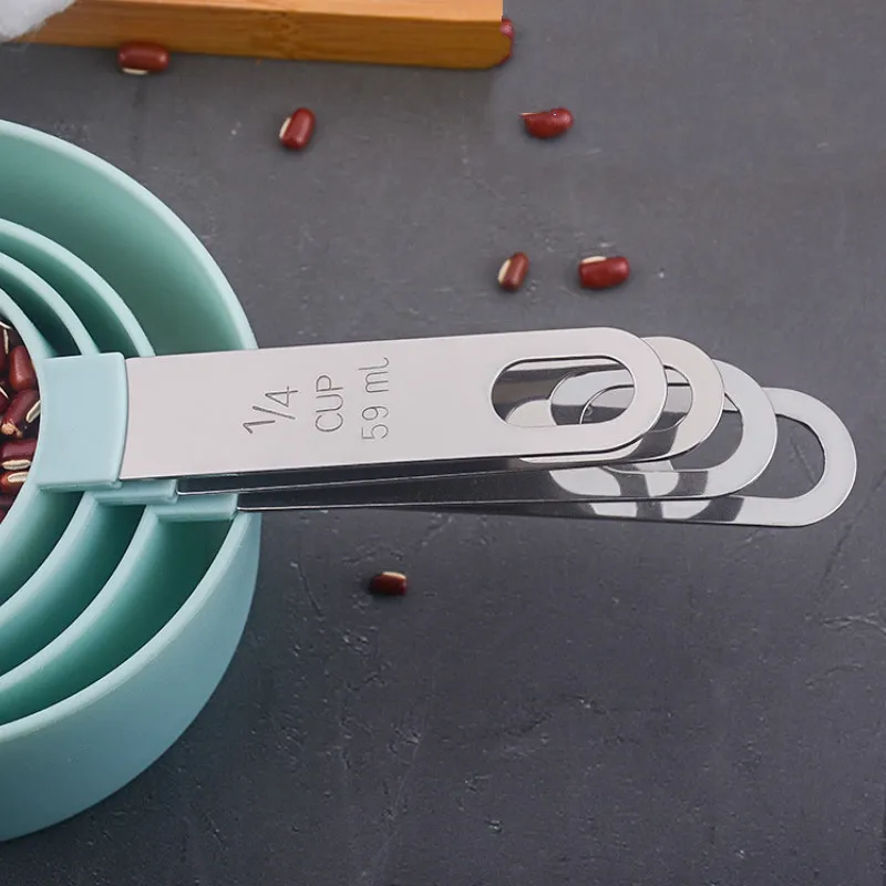 

Multi Purpose Spoons/Cup Measuring Tools PP Baking Accessories Stainless Steel/Plastic Handle Kitchen Gadgets