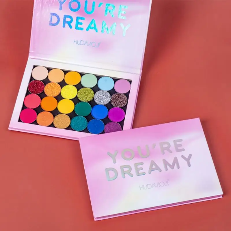

24 Colors Diamond Glitter Eye Shadow Palette Waterproof Sequins Shimmer Eye Shadow Long-lasting makeup Cosmetic TSLM1