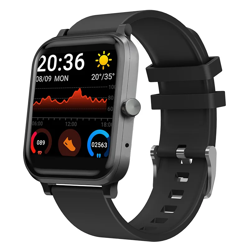 

New H10y Color Screen 1.54 Inch Touch Display Blood Pressure Heart Rate Blood Oxygen Saturation Detection Smart Watch