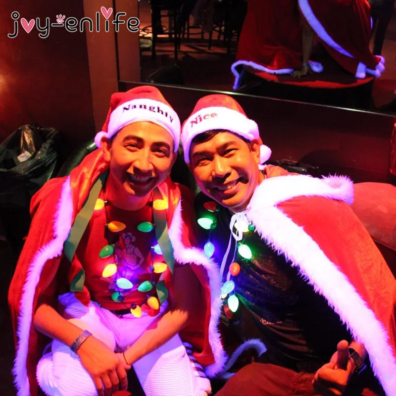 Светодиодный светильник Рождественская лампа ожерелье светящиеся вечерние