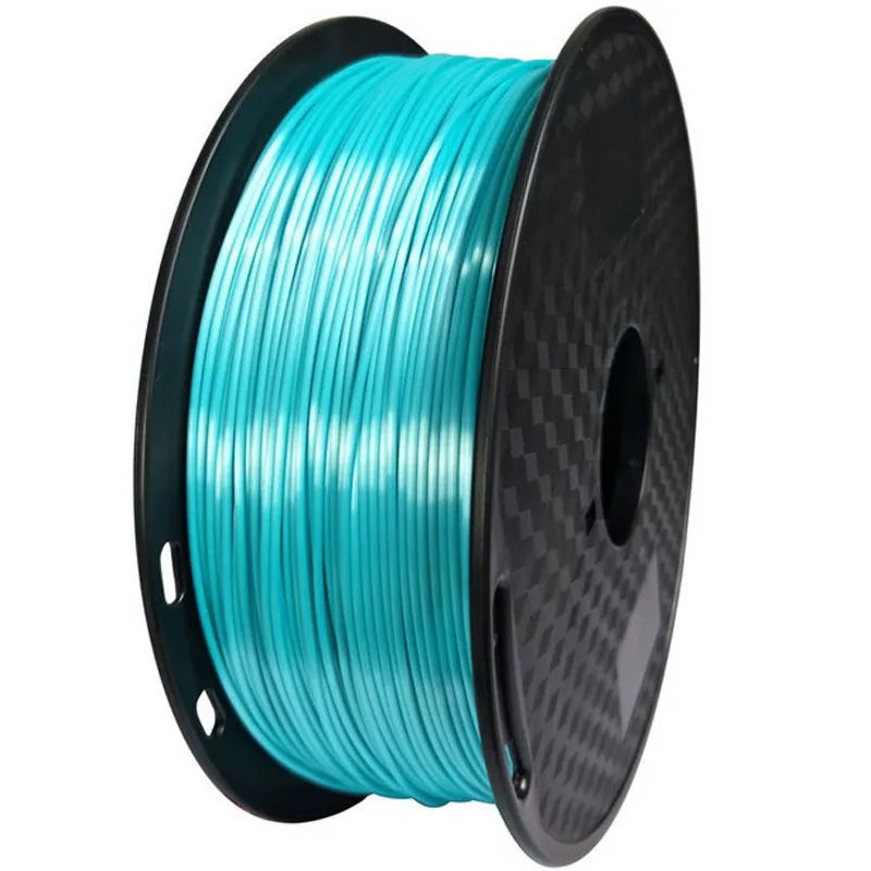 Нить для 3D принтера Silk Blue PLA 1 75 мм 500 г блестящая шелковистая нить 3d ручки печати 0 5