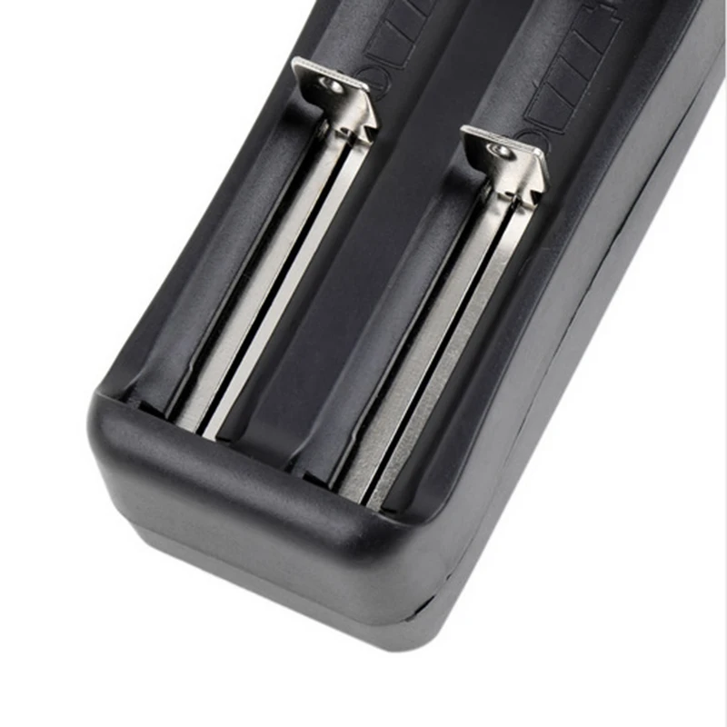 Universal 18650 Battery Charger Adapter 3.7V 500ma 1/ 2 Slots Intelligent power off IC EU US Plug for rechargeable | Электроника