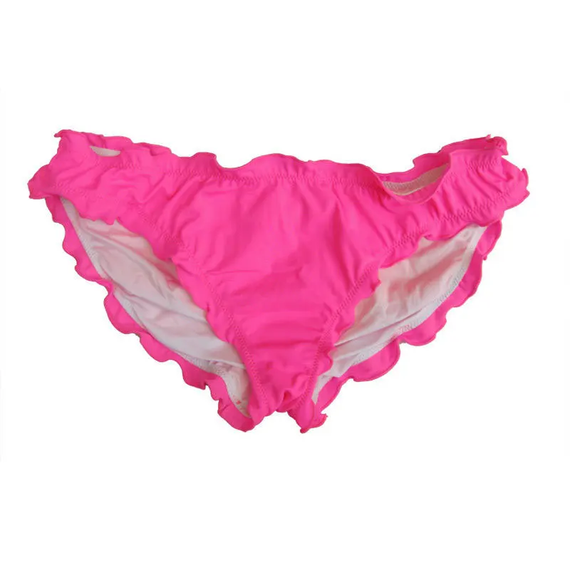 Твердые Цвет Бразильское бикини стринги купальники Для женщин купальный низ