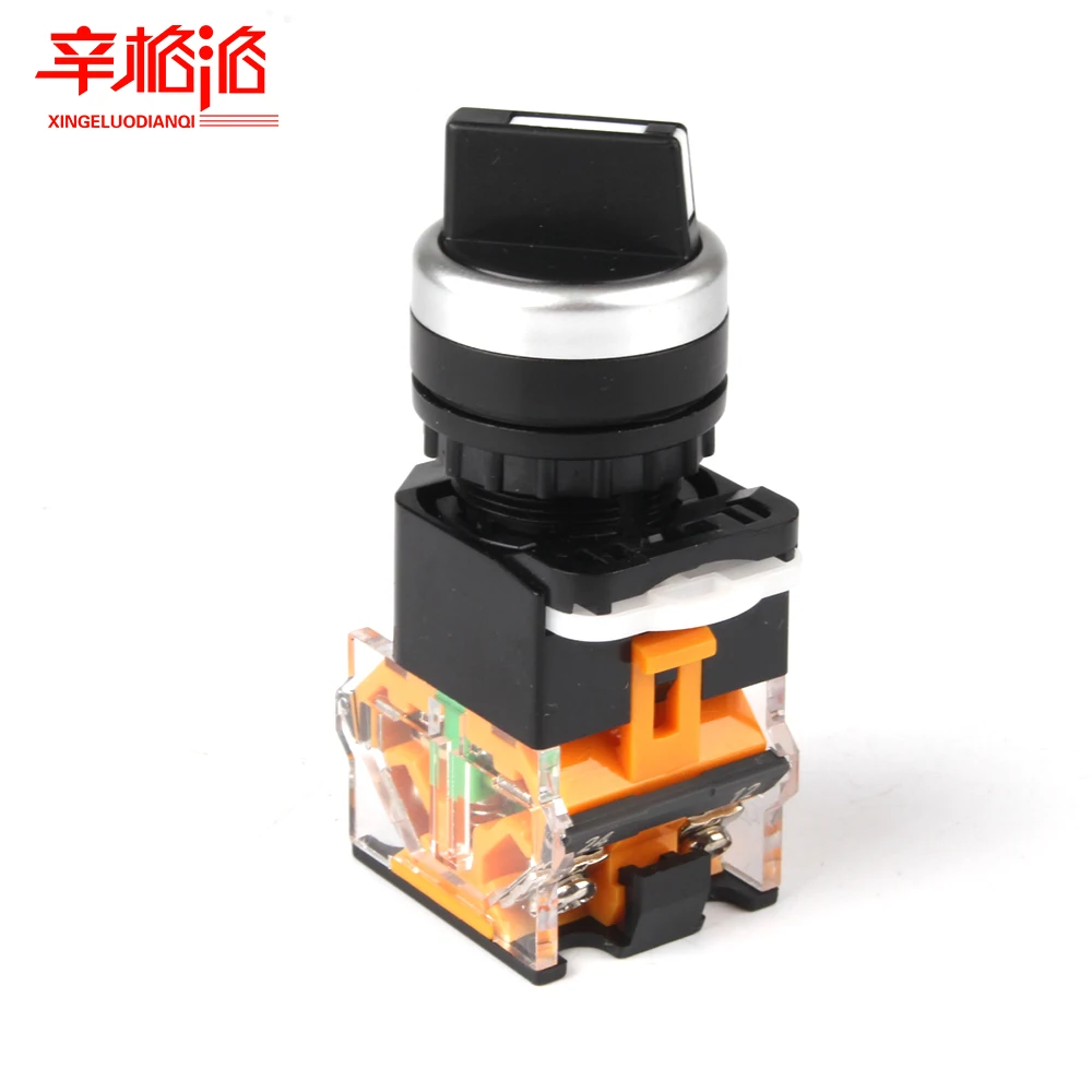 Монтажное отверстие 22 мм 2/3 позиционный короткий Селекторный переключатель