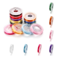 10meters 13 colors elastic wire cord thread diameter roll mixed colors beaded bracelet for diy handmade jewelry making supplies