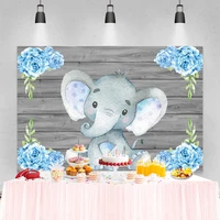 elephant baby shower backdrop for photography baptism my first communication birthday poster photo backgrounds photo studio
