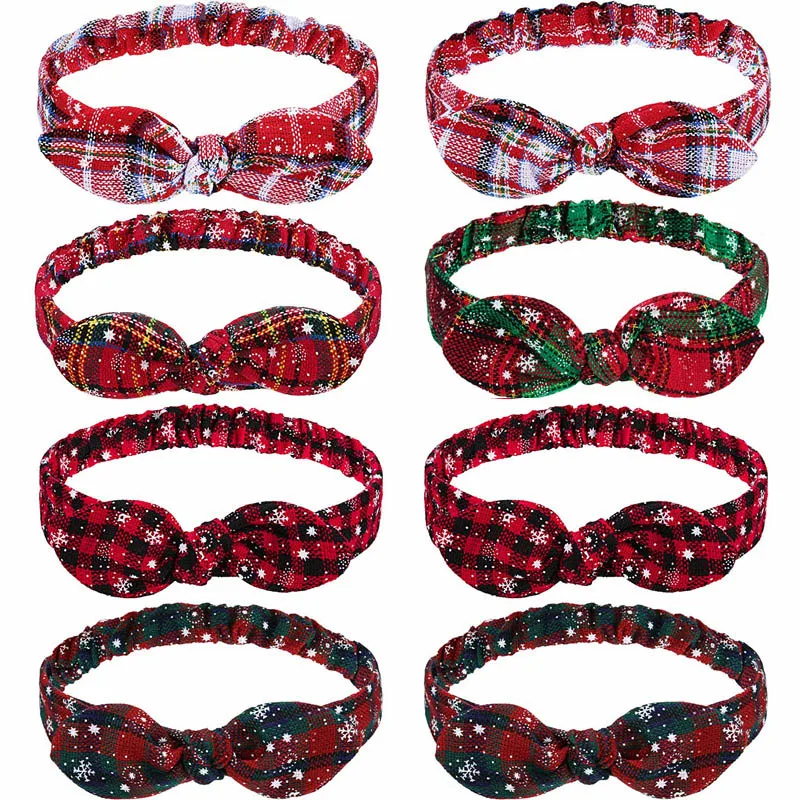 

1 шт. повязка на голову Рождественская гирлянда украшения решетка Снежинка рождественские украшения 2021 новогодние подарки подарок для дево...