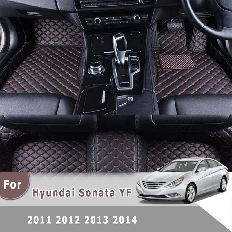 

RHD Carpets For Hyundai Sonata LF 2014 2013 2012 2011 Car Floor Mats Auto Accessories Custom Dash Rugs Foot Pads Styling