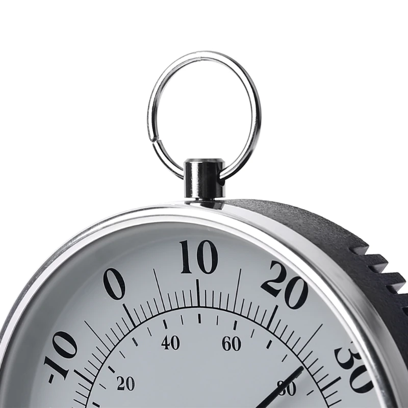 

4 Inch Mini Indoor Thermometer Wireless Hygrometer Thermometer Humidity Gauge Meter with Hanging Ring for Wall Table