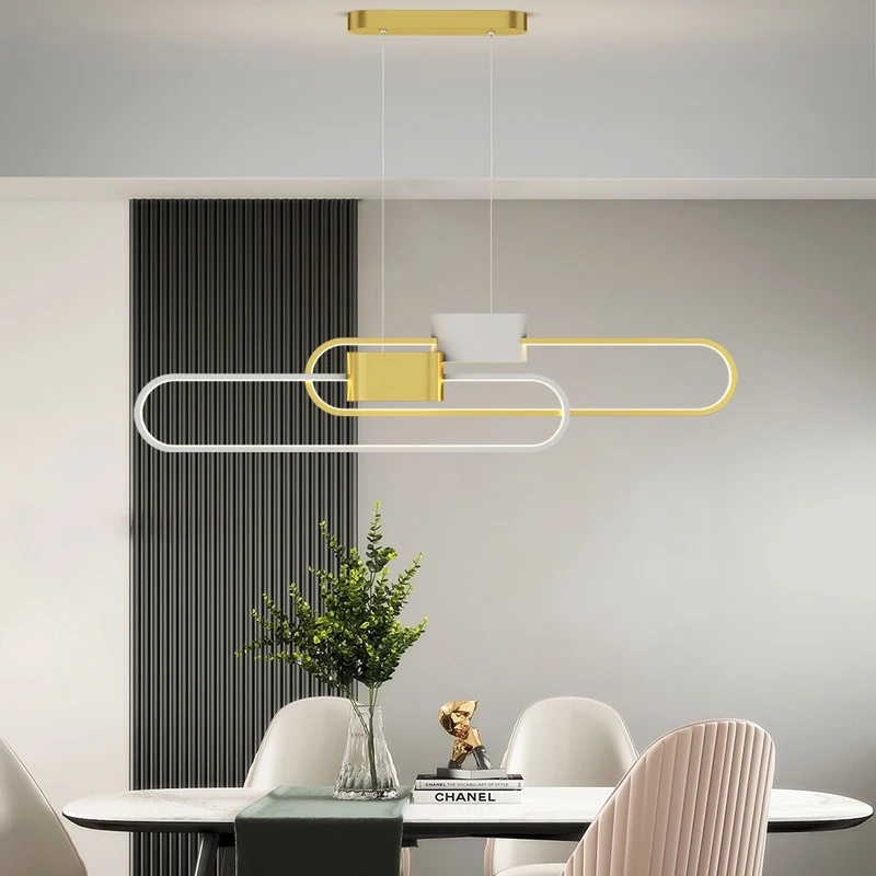 

Современный светодиодный подвесной светильник, комнатное освещение для столовой, кухни, гостиной, спальни, офиса, декоративная подвессвети...