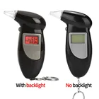 Ручной цифровой алкотестер с подсветкой, тестер для дыхания, Алкотестер с ЖК-дисплеем и подсветильник светильник