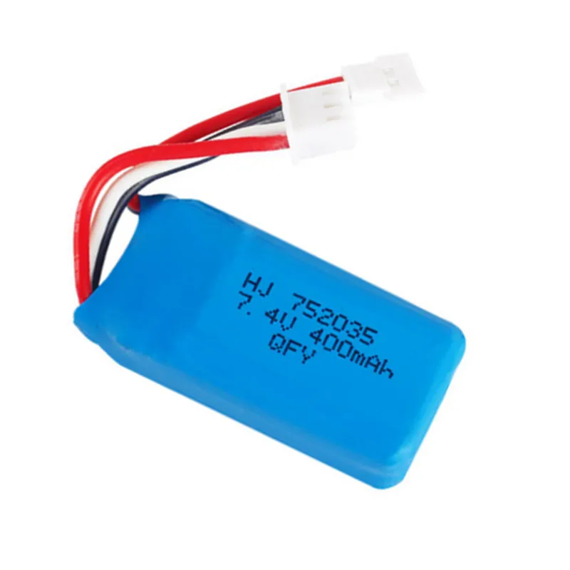 

7.4v Lipo Battery For RC DM007 Airplane Quadcopter Drone Helicopter Toy Spare Parts 2s 7.4v 400mAh Battery Charger Set