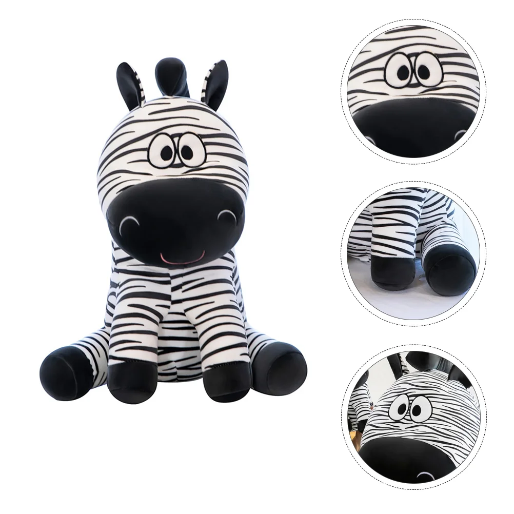 

1pc Cartoon Zebra Doll Stuffed Animal Pillow Plush for Children