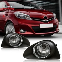 for toyota yaris front fog light assembly bumper light anti collision light 2012 2014 auto parts