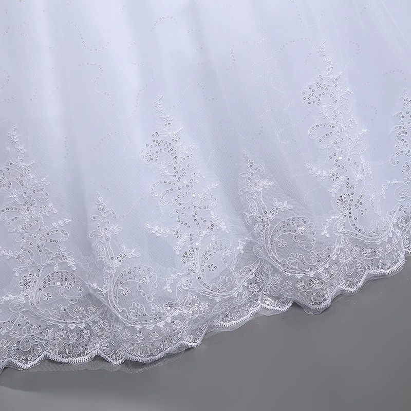 Fansmile Vestido de Novia бальные платья свадебные 2020 принцесса размера плюс винтажное