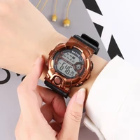 fashion electronic watch led show mens watches leather clock gift female wrist watch reloj de hombre auto date relogio masculino