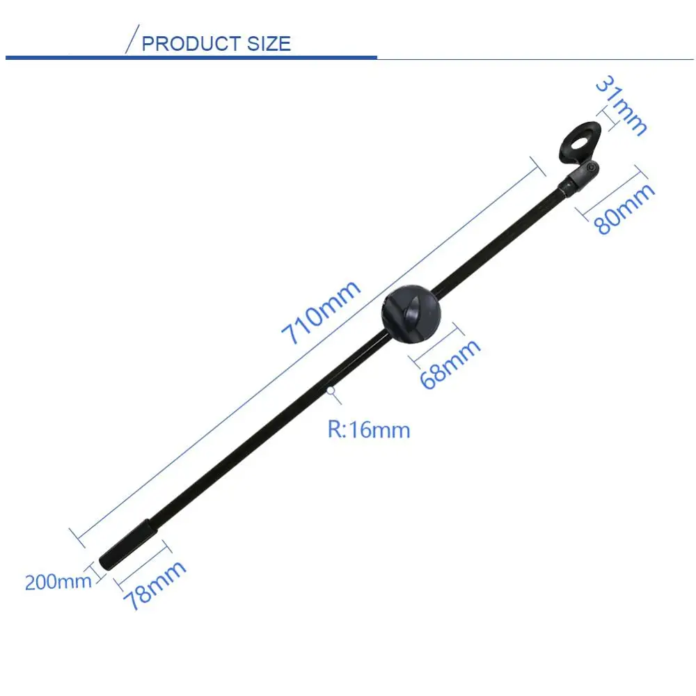 Universal Tripod Adjustable Desktop Microphone Stand with Boom Arm Threaded Mount for Dynamic Condenser Microphones | Электроника