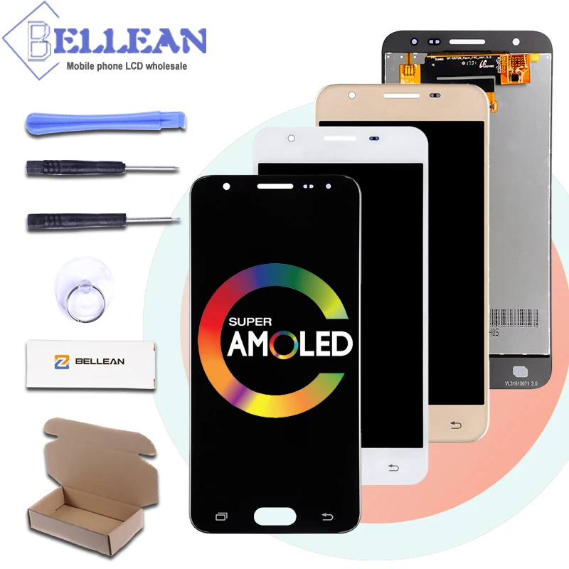 Catteny G570 lcd для samsung Galaxy J5 Prime display G570F G570L lcd кодирующий преобразователь сенсорного экрана в сборе