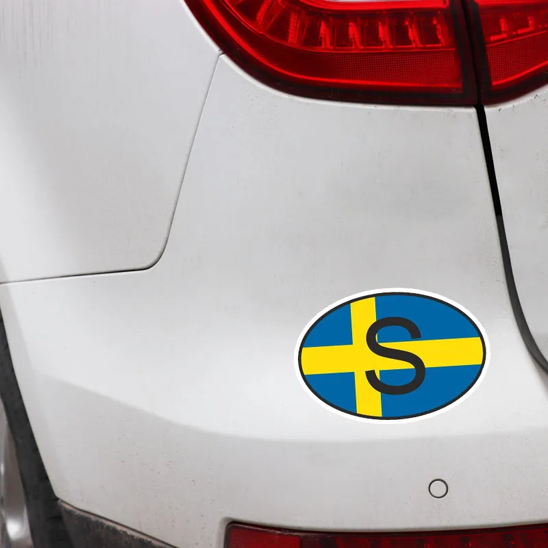 

Funny Car Sticker Sweden S Funny Country Code Waterproof Decal Accessories Car Window Body Decorative PVC 15cm X 10cm