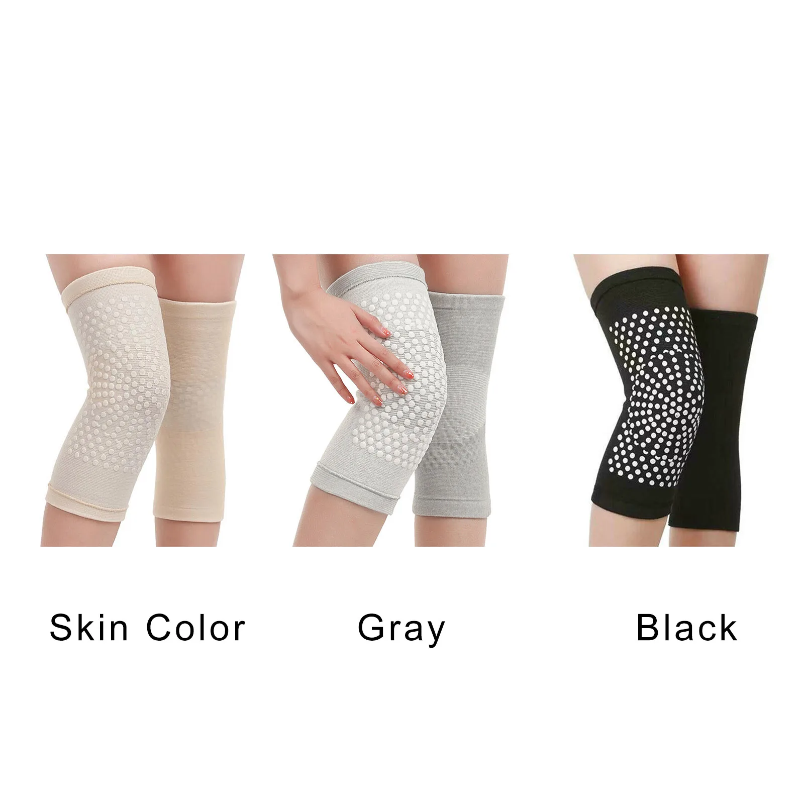 

2pcs Self Heating Support Knee Pads Elbow Brace Warm for Arthritis Joint Pain Relief and Injury Recovery Belt Knee Massager