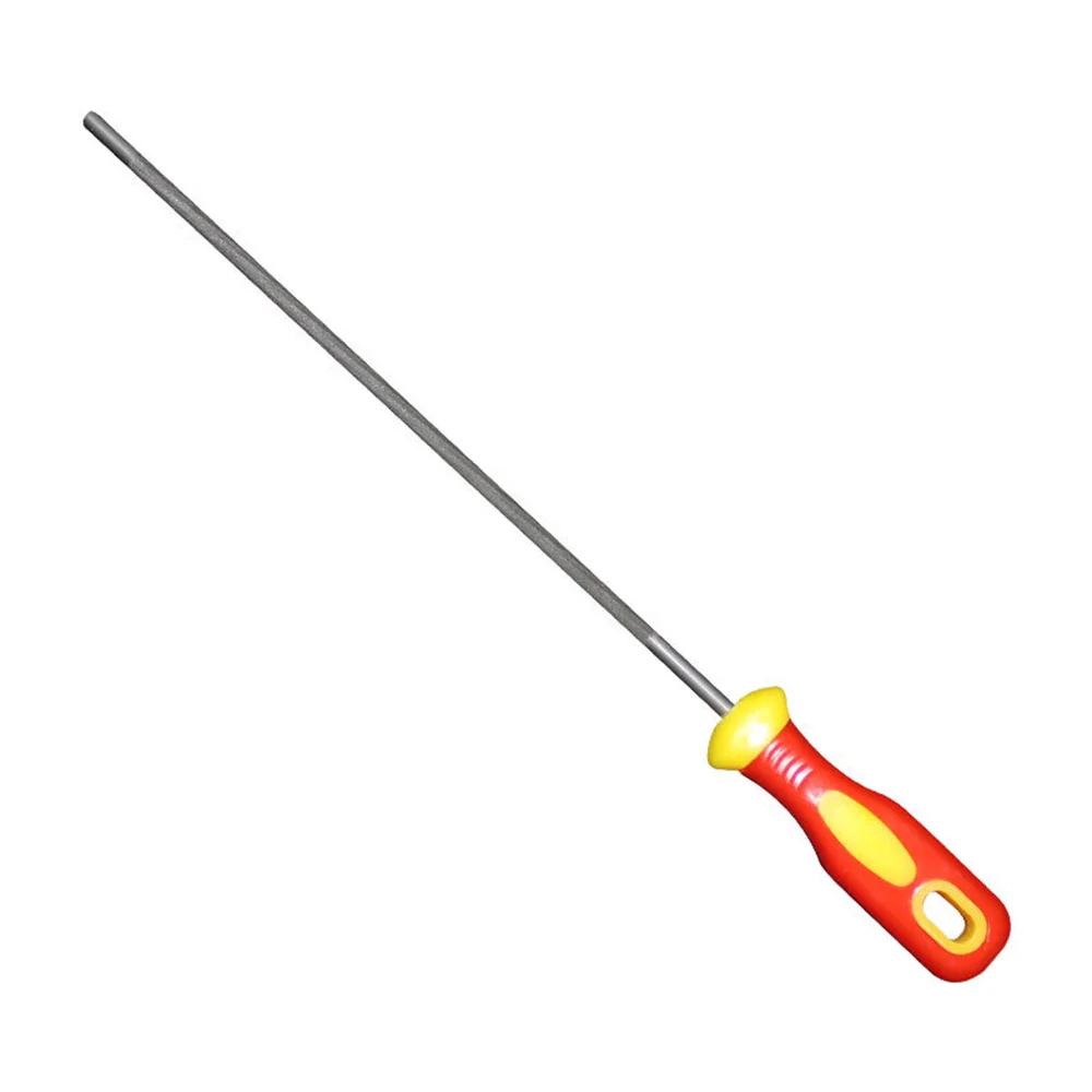 

4.0/4.8/5.5mm Chainsaw Files Round Chainsaw Sharpener With Plastic Handle Sharpening Accessories Woodworking DIY Hand Tools