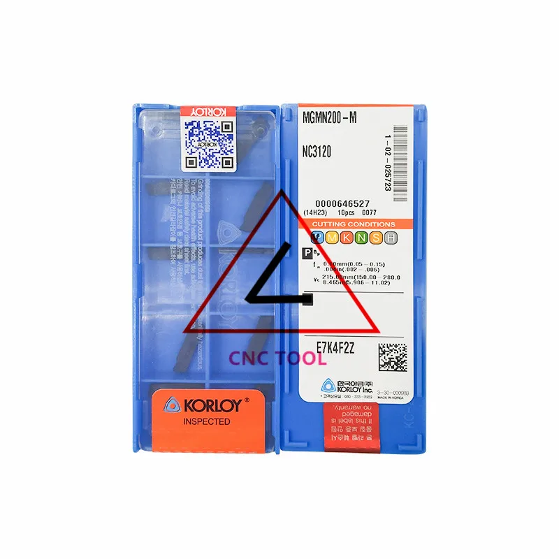 

MGMN200-M NC3120, 10 шт., оригинальный режущий инструмент, Корея, KORLOY