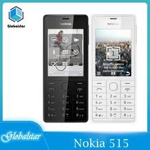 Nokia 515 Refurbished Original mobile phones Unlocked Single/Dual Sim Card 2.4 Inch5MP Camera 1200mAh Single Core Free shipping