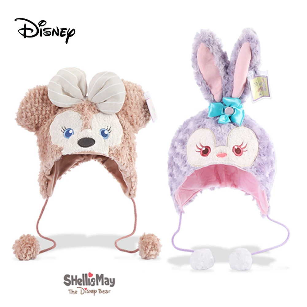 

Fashion Cartoon Cute Plush Hat Rabbit Ears Shirley Daffy Bear Warm Cap Cartoon Toys Stuffed Animals & Plush Doll Children Gift