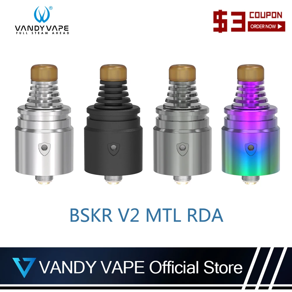 Vandy Vape Berserker V2 MTL RDA атомайзер 1 5 мл 22 мм VS vandyvape Phobia подходит для электронных
