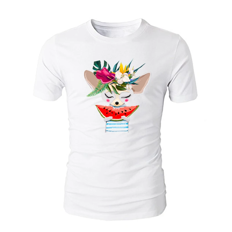 Футболка джинсы патчи утюжок на лисице едят раньше для одежды теплопередача